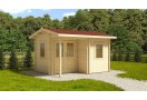 Koka namiņš ALPINA 4x3 m (12 m²), 44 mm